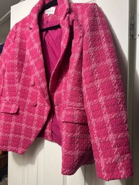 Dainty Jewells Hot Pink Textured Jacket